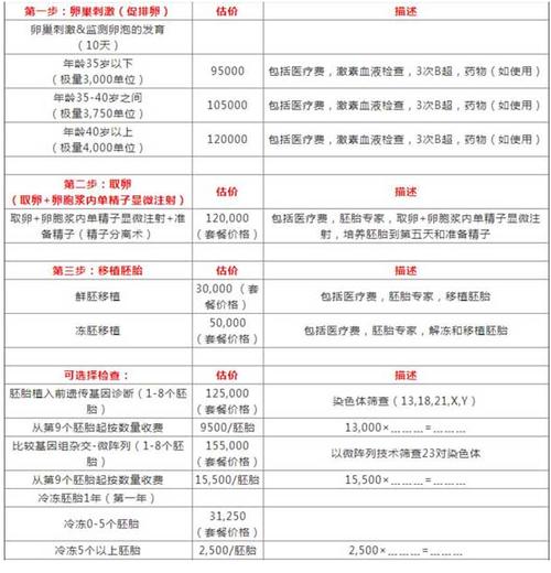 借卵试管代怀费用表_借卵试管代怀费用表详解